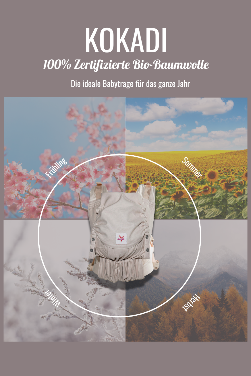 Babytrage Flip Heart2Heart Cream