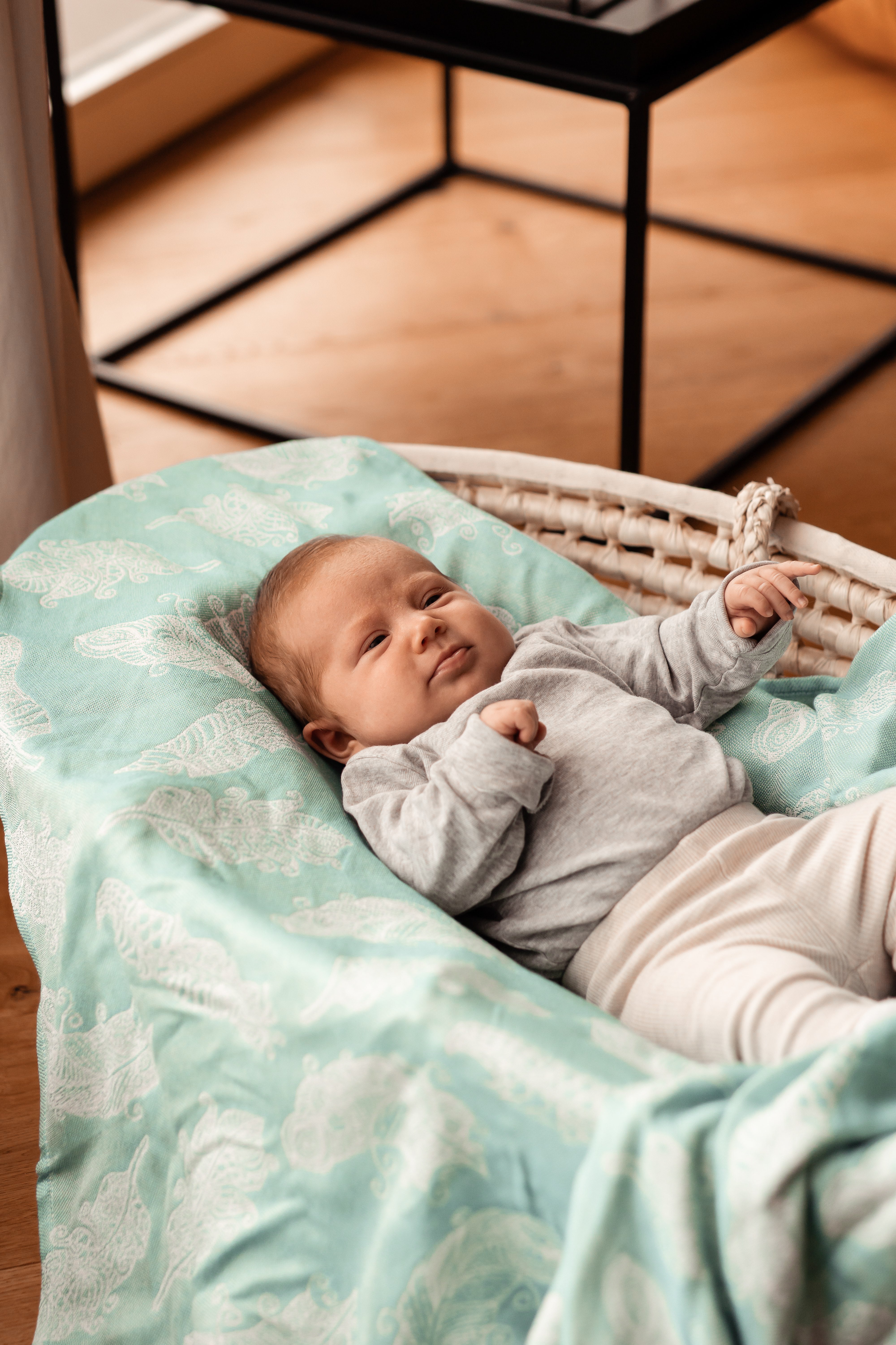 Kuscheltuch/Schal Mandala Federn Alexandra