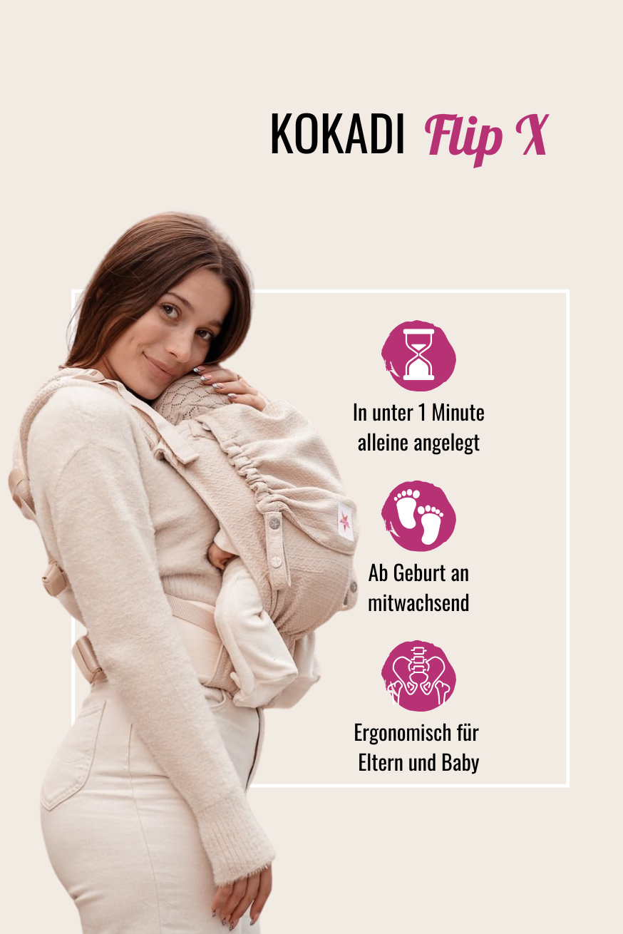 Babytrage Flip X Pro Heart2Heart Mint