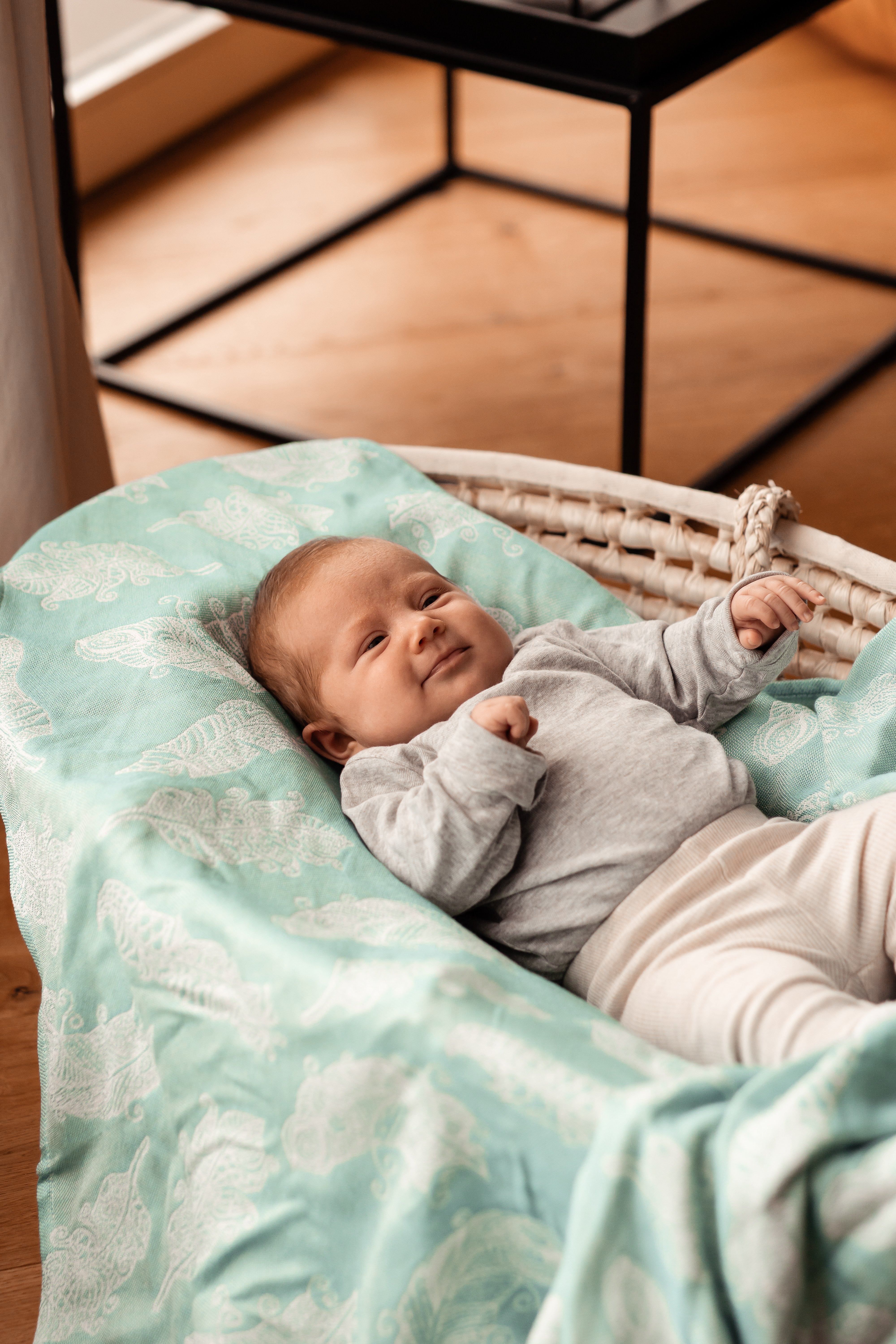 Kuscheltuch/Schal Mandala Federn Alexandra