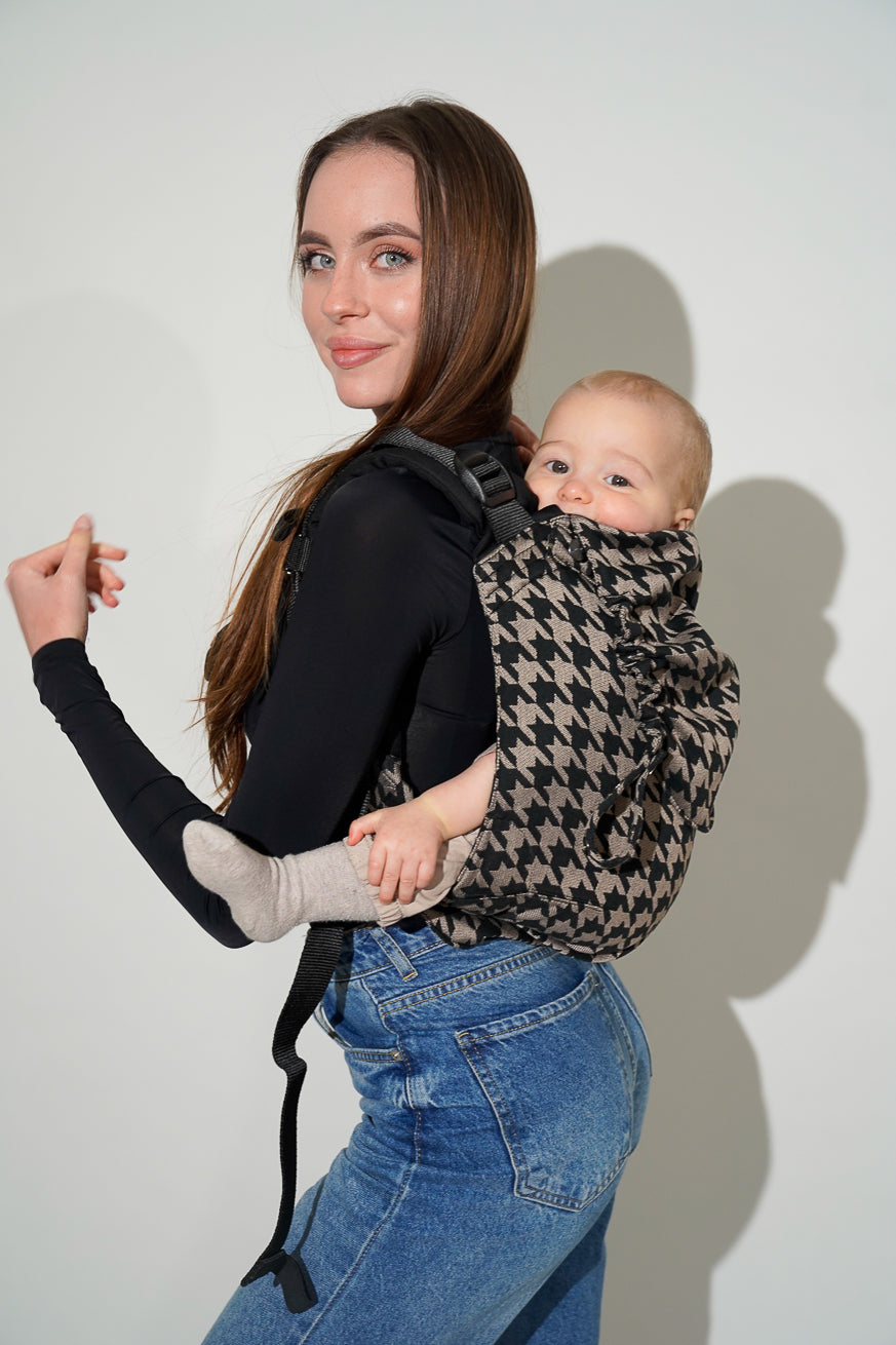 Babytrage Onbu Houndstooth Maxim