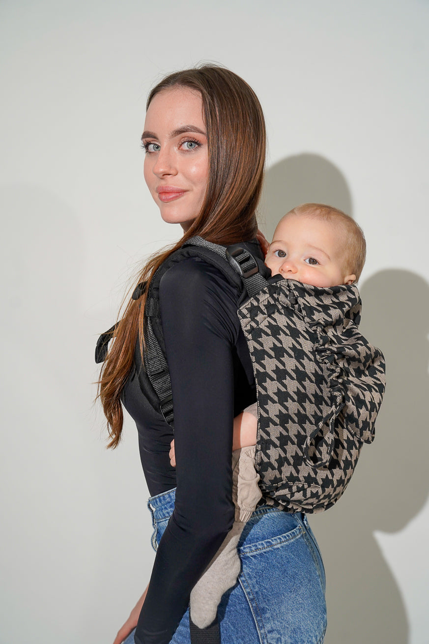 Babytrage Onbu Houndstooth Maxim
