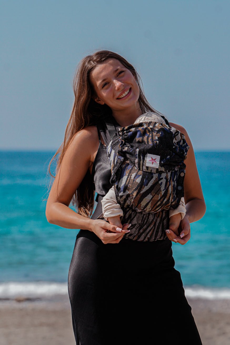 Babytrage Flip Junglefari Vibrant Gold - KOKADI