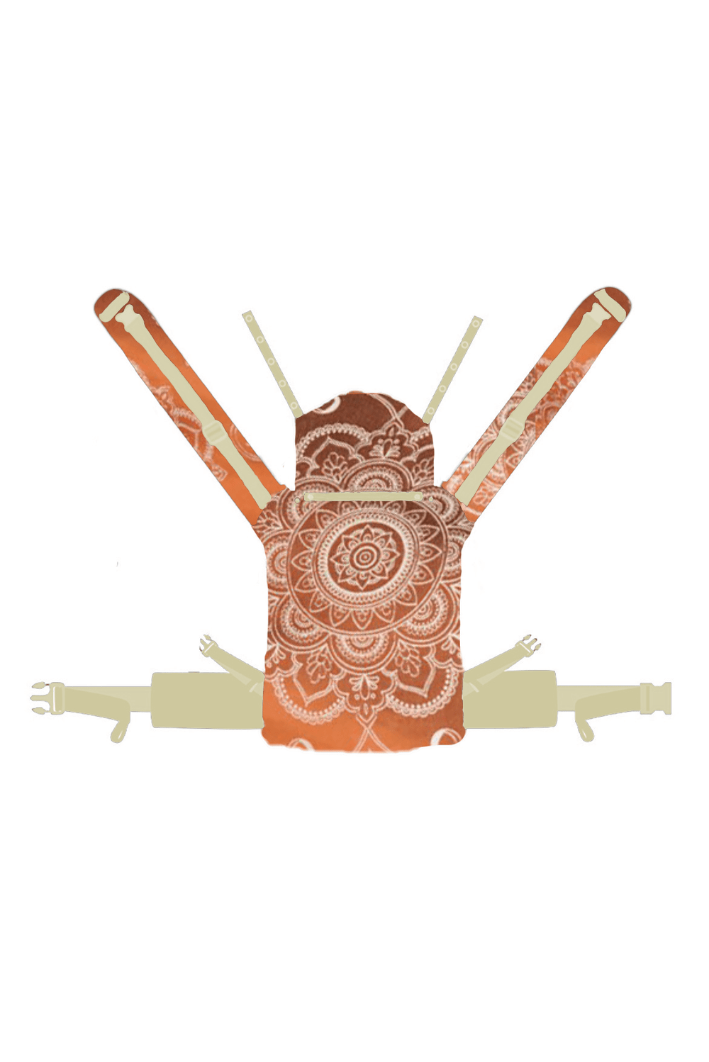 Babytrage Flip X Mandala Latte Macchiato x Bamboo reverse - KOKADI