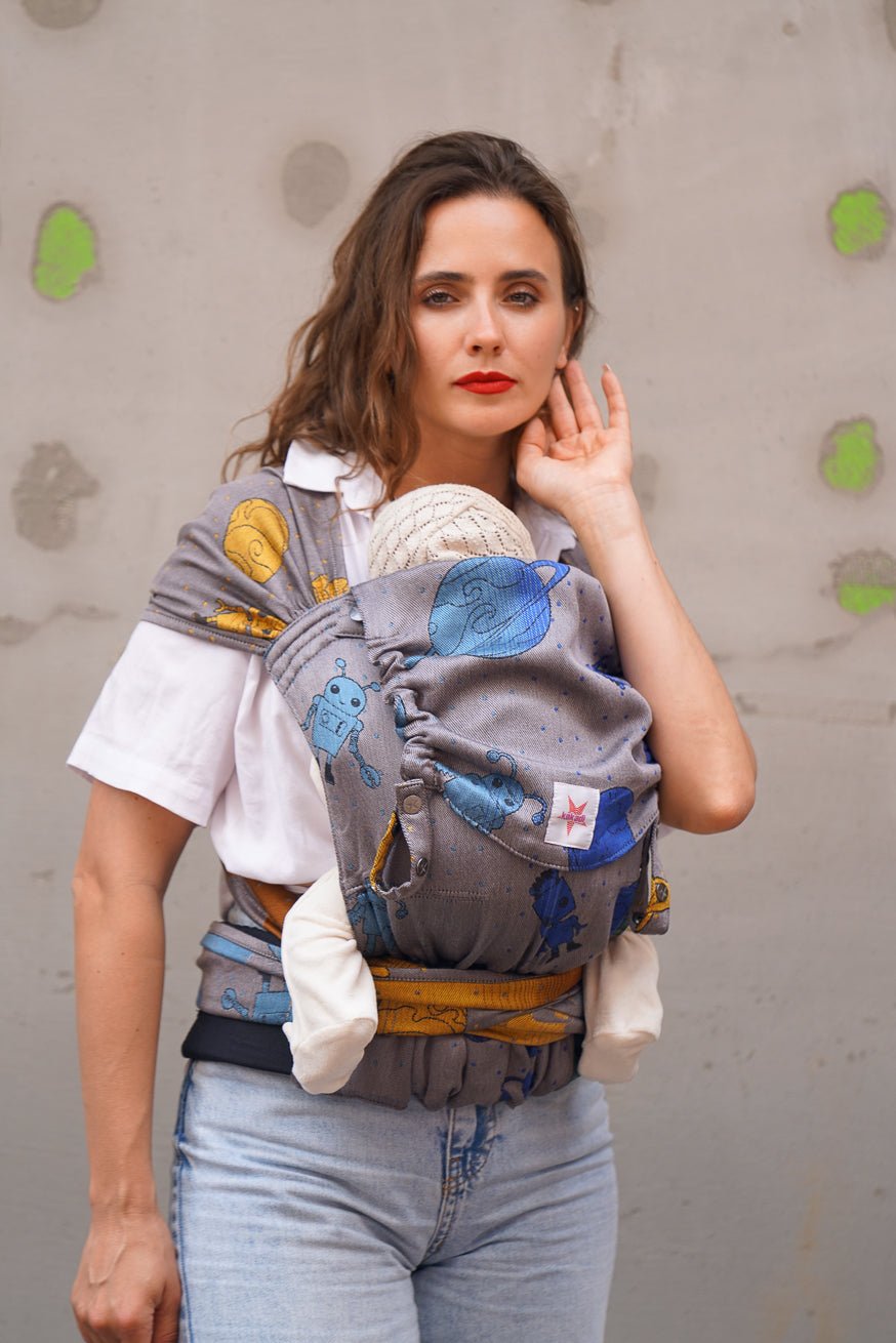 Babytrage WrapStar Roboter Ben - KOKADI