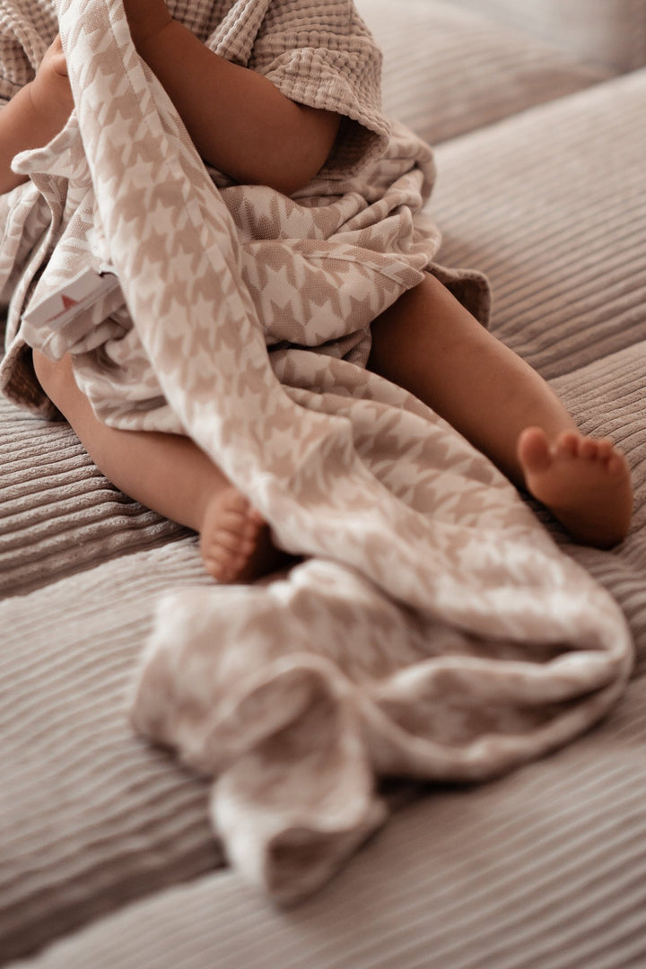 Kuscheltuch Houndstooth Campiano - KOKADI