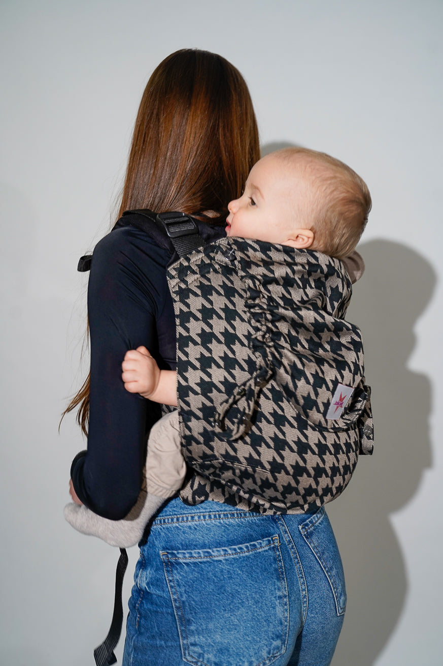 Babytrage Onbu Houndstooth Maxim