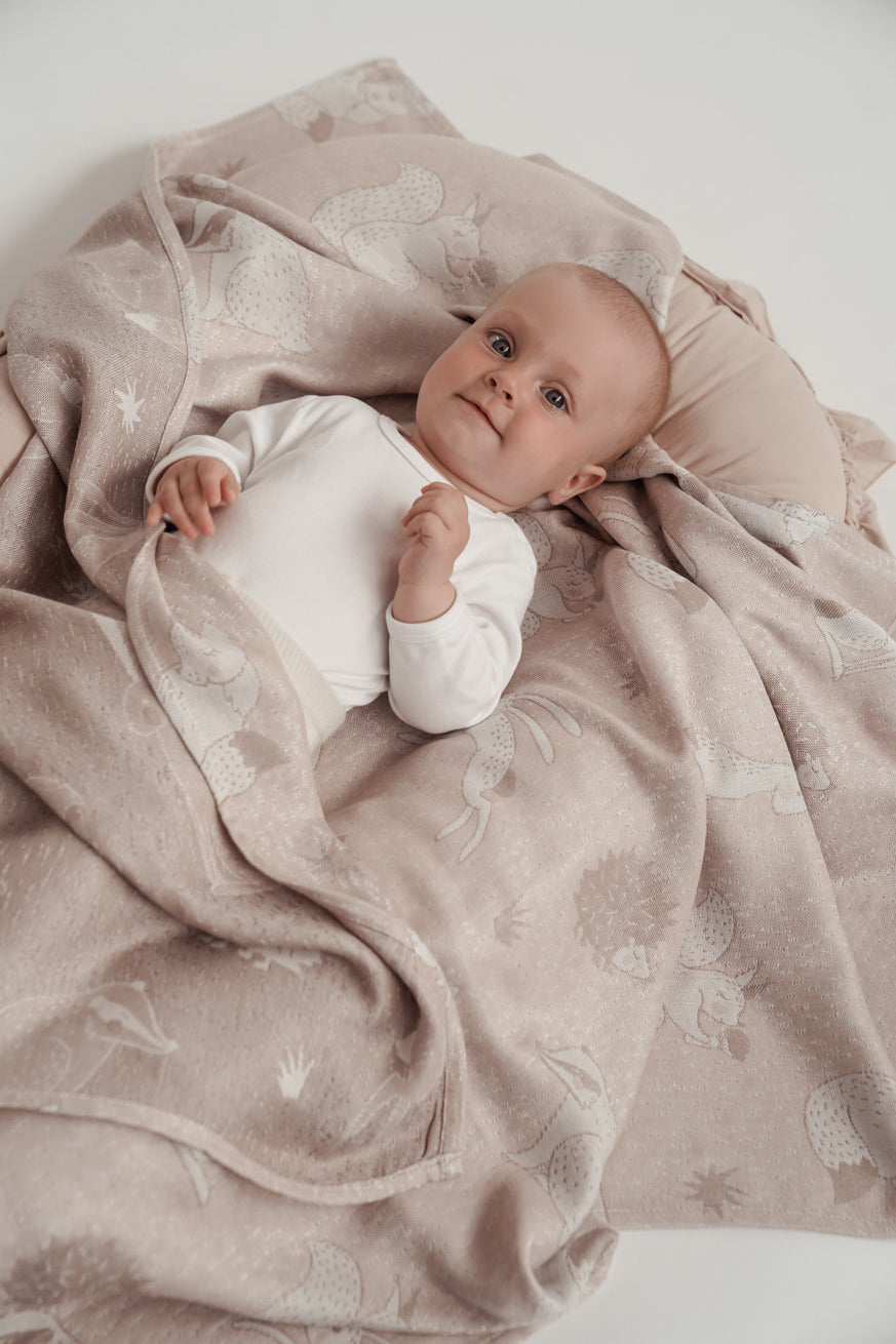 Kuscheltuch Sweet Forest Cream