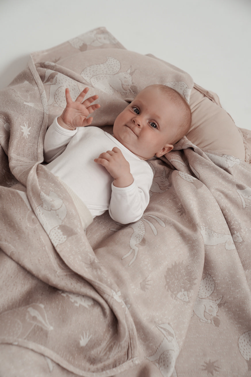 Kuscheltuch Sweet Forest Cream