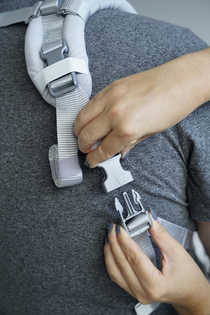 Schultergurtverlängerung Schnalle Silverline glänzend