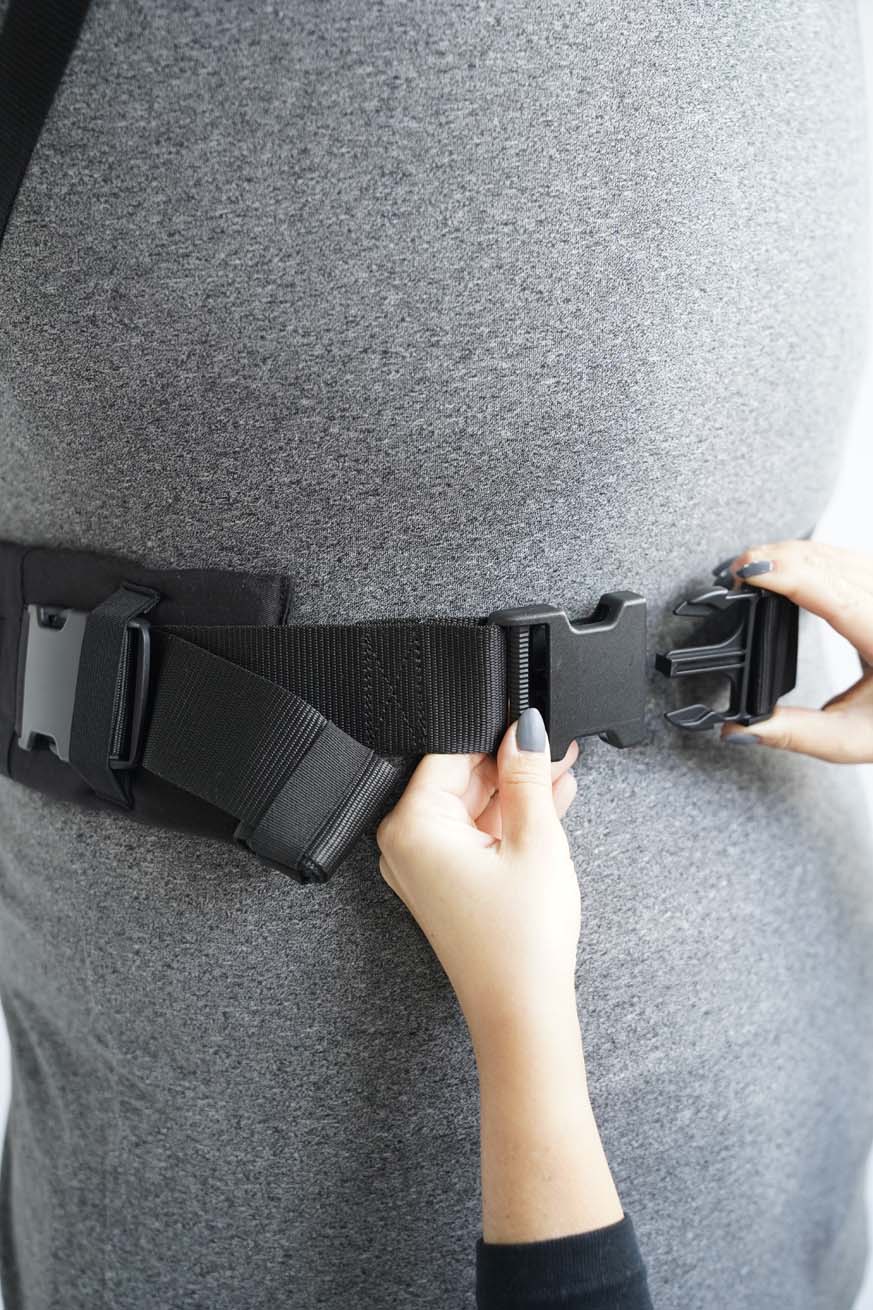 Seitliche Hüftgurtverlängerung Schnallenstab eckig
