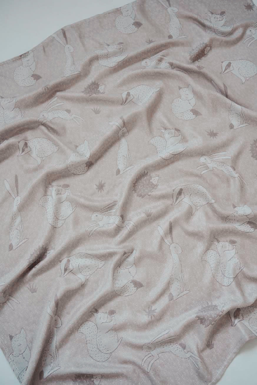 Kuscheltuch Sweet Forest Cream