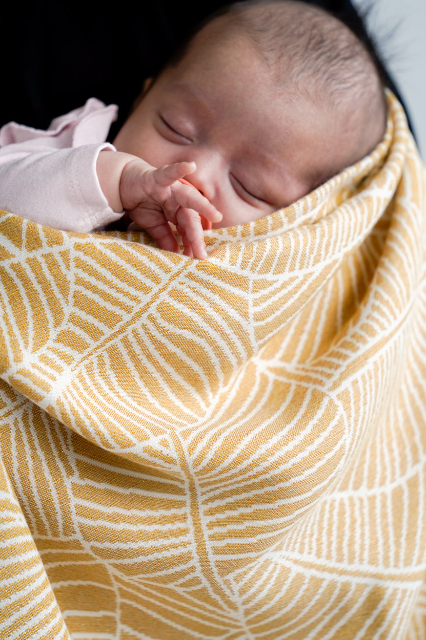 Babydecke Golden Leaves