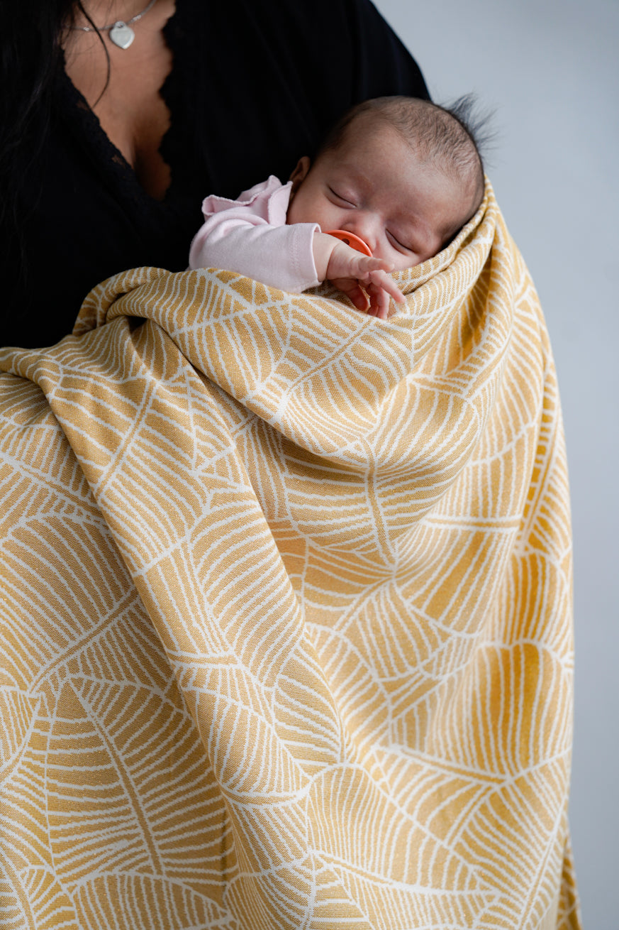 Babydecke Golden Leaves