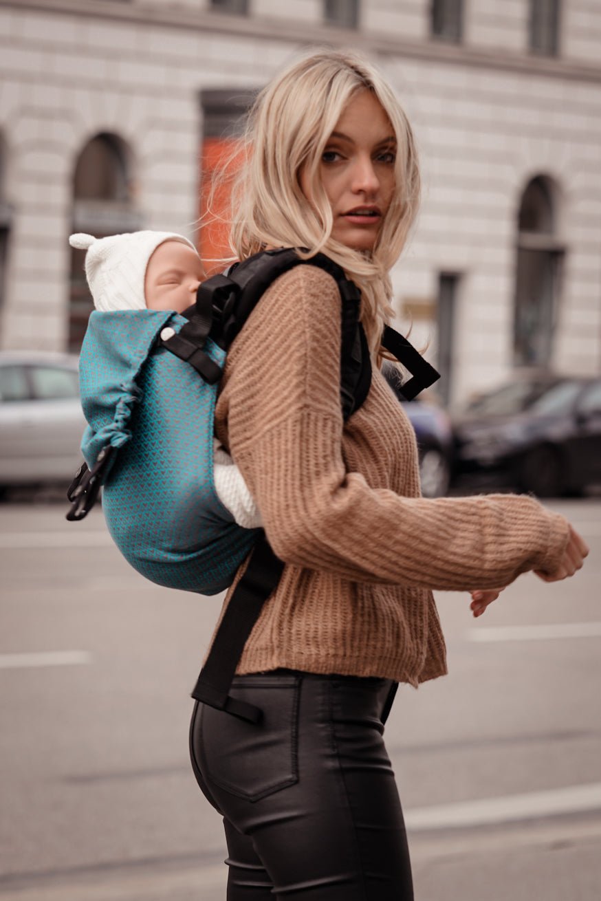 Babytrage Onbu Heart2Heart Lagoon - KOKADI