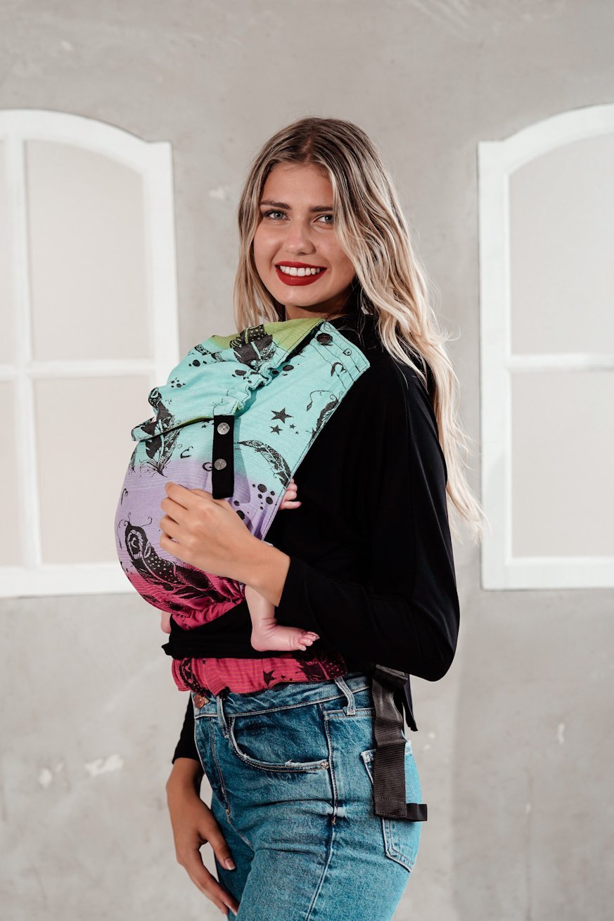 Babytrage TaiTai Federn Emma