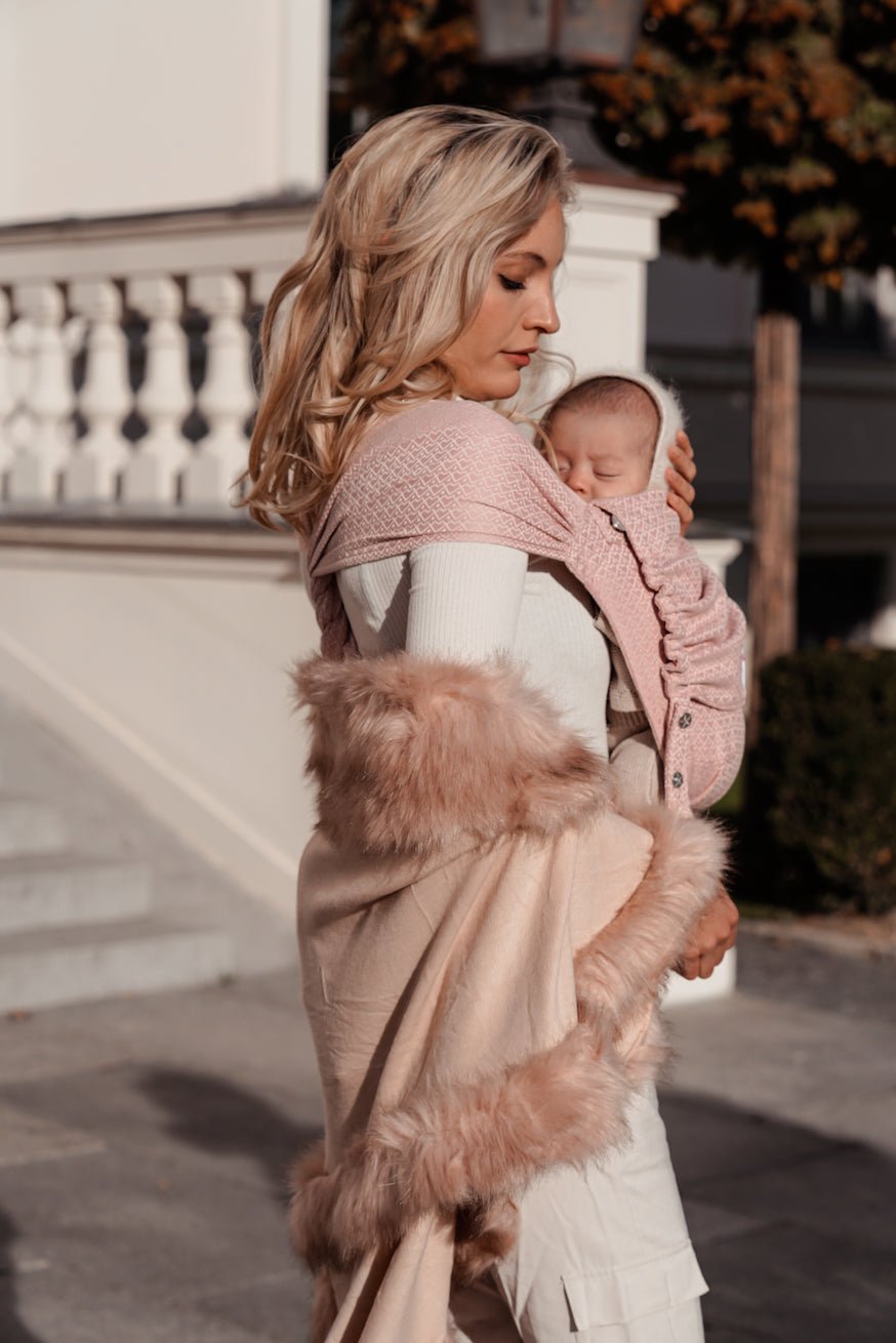 Babytrage WrapStar Heart2Heart Rosé - KOKADI