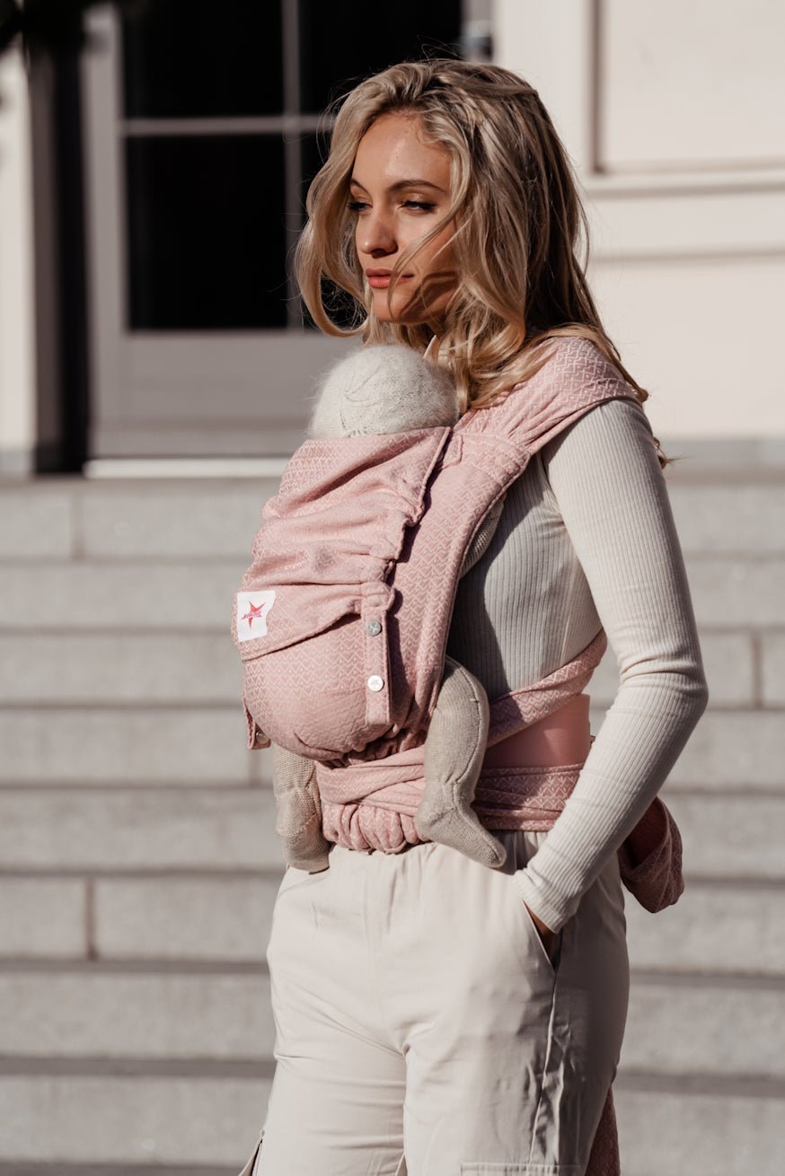 Babytrage WrapStar Heart2Heart Rosé - KOKADI