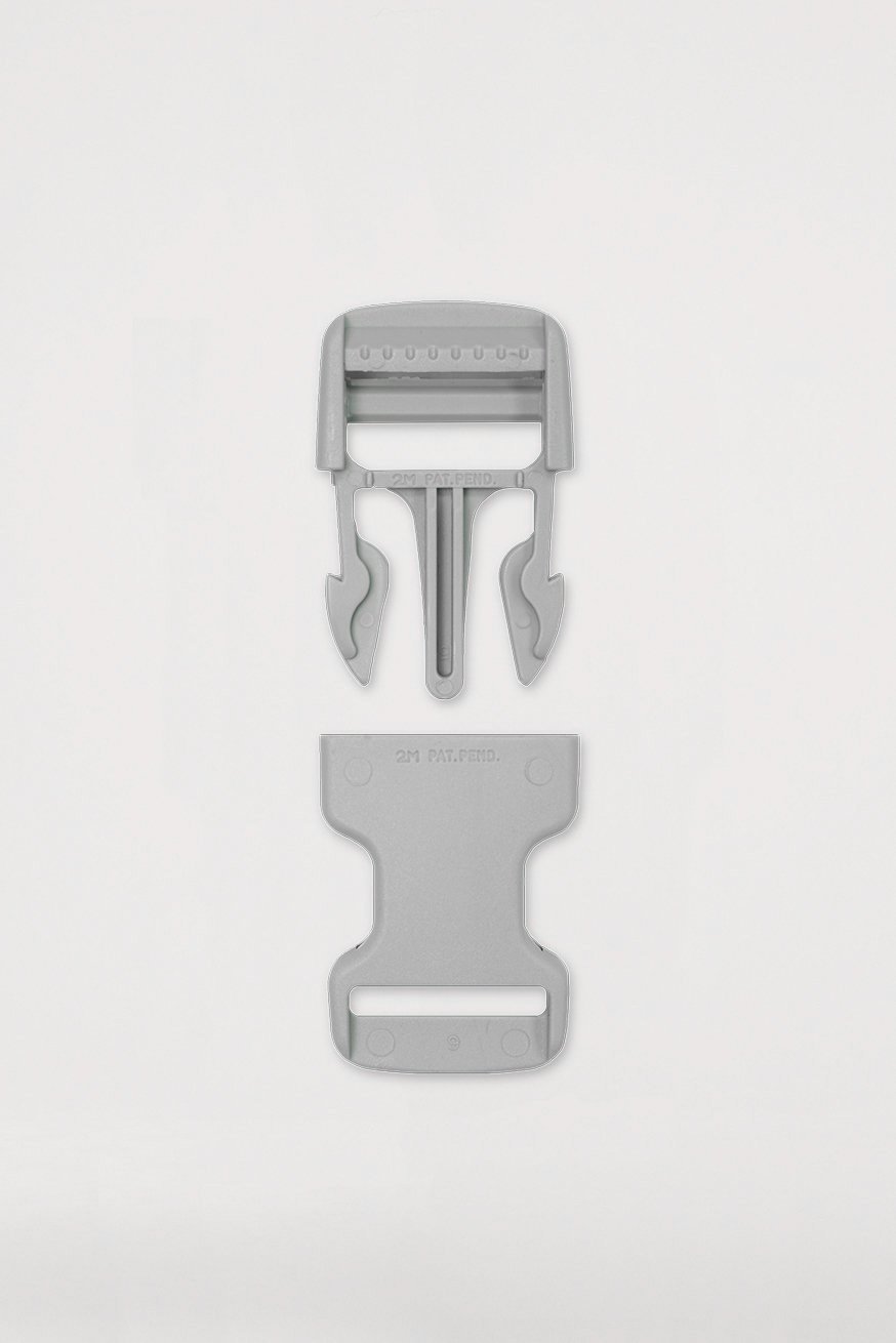 Schnalle 25mm SilverLine matt - KOKADI